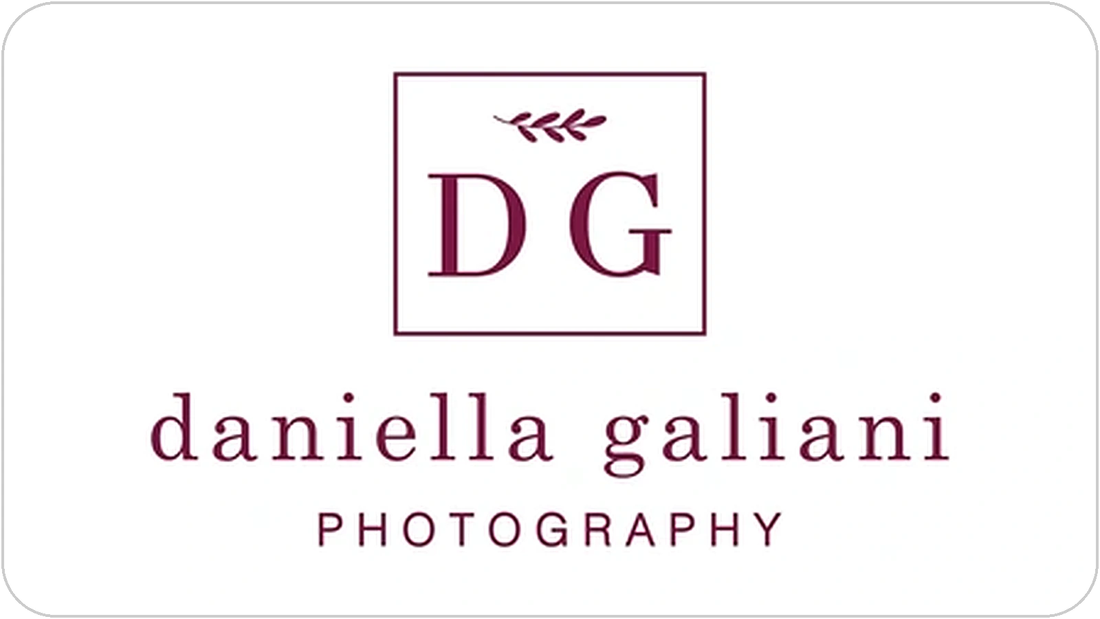 Logótipo Daniella Galiani Photography