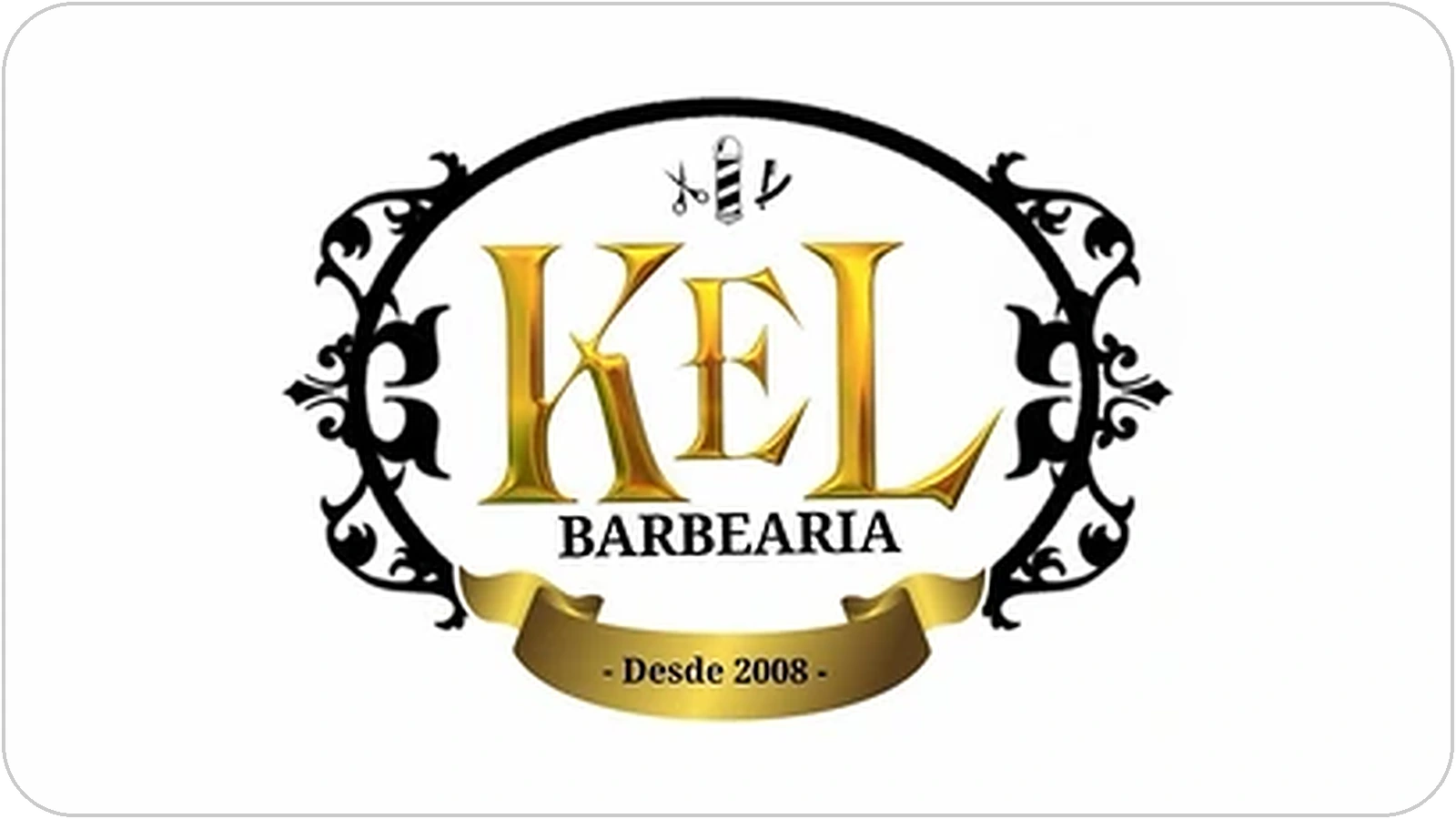 Logótipo Kel Barbearia